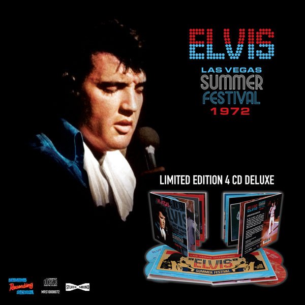ELVIS PRESLEY LAS VEGAS SUMMER FESTIVAL 1972 (4CD DIGI BOOK) COMPACT DISC BOOK - punk to funk heaven