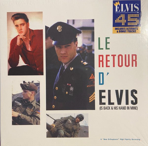 Elvis presley ‎– Le Retour D' Elvis (Is Back & His Hand In Mine) Label: VPI ‎– 430.324 Format: 2 × CD, Compilation - punk to funk heaven