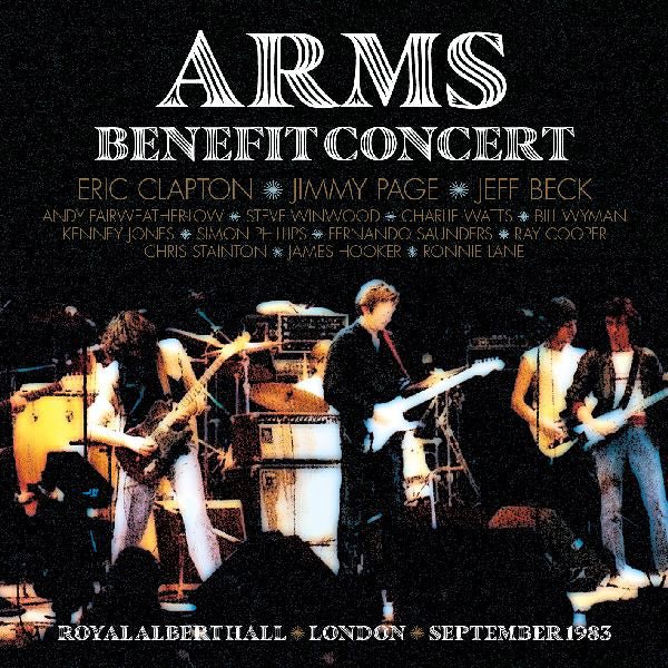 ERIC CLAPTON, JIMMY PAGE ET AL ARMS BENEFIT CONCERT, 1983 COMPACT DISC DOUBLE - punk to funk heaven