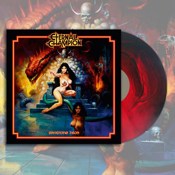 ETERNAL CHAMPION RAVENING IRON (BLOOD OF MY ENEMIES) VINYL LP colour - punk to funk heaven