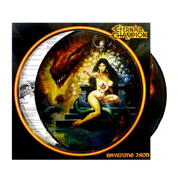 ETERNAL CHAMPION RAVENING IRON (PICTURE DISC) VINYL 12" PICTURE DISC - punk to funk heaven