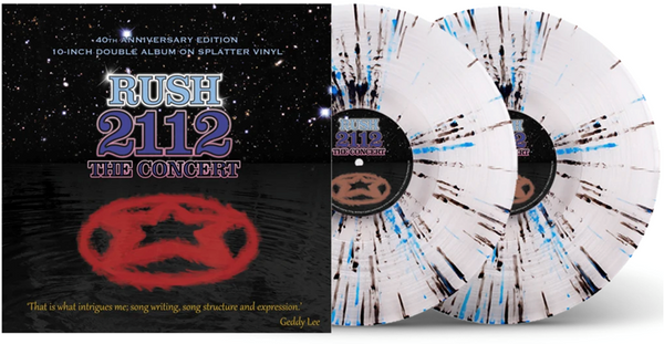 RUSH – 2112 – The Concert 10”X2 COLOUR (Splatter vinyl) CPLTTV001