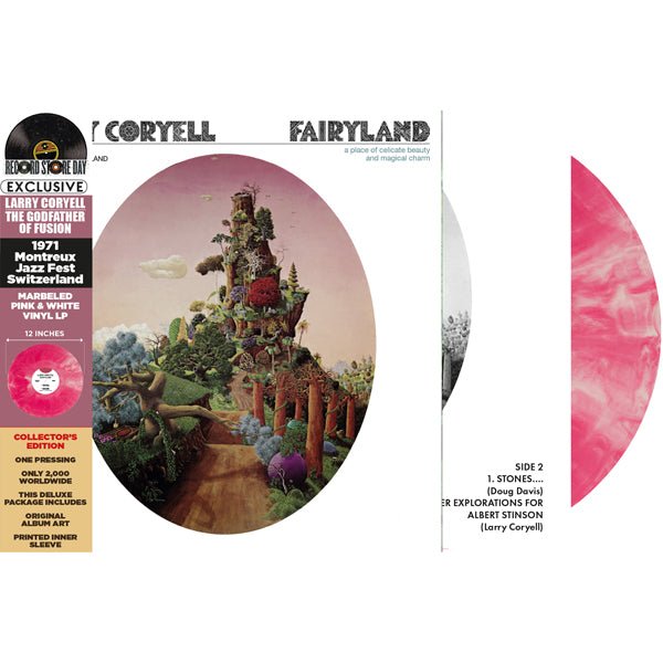 FAIRYLAND (PINK/WHITE MARBLE VNYL) (RSD 2022) by LARRY CORYELL Vinyl LP - punk to funk heaven