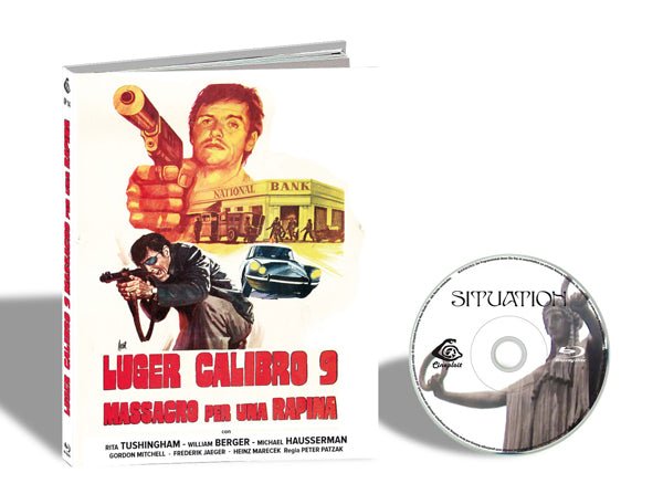 FEATURE FILM LUGER CALIBRO 9: MASSACRO PER UNA RAPINA BLU - RAY DISC - punk to funk heaven