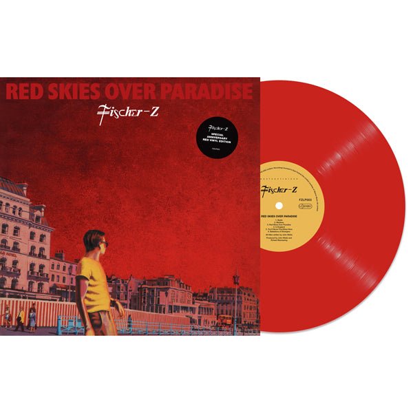 FISCHER - Z RED SKIES OVER PARADISE (RED VINYL) VINYL LP - punk to funk heaven