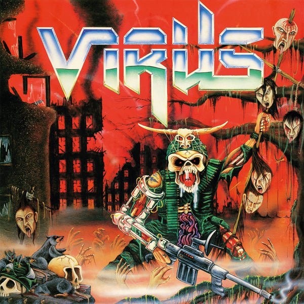FORCE RECON (CLEAR / GREEN SPLATTER VINYL) by VIRUS Vinyl LP BOBV825LPLTD - punk to funk heaven