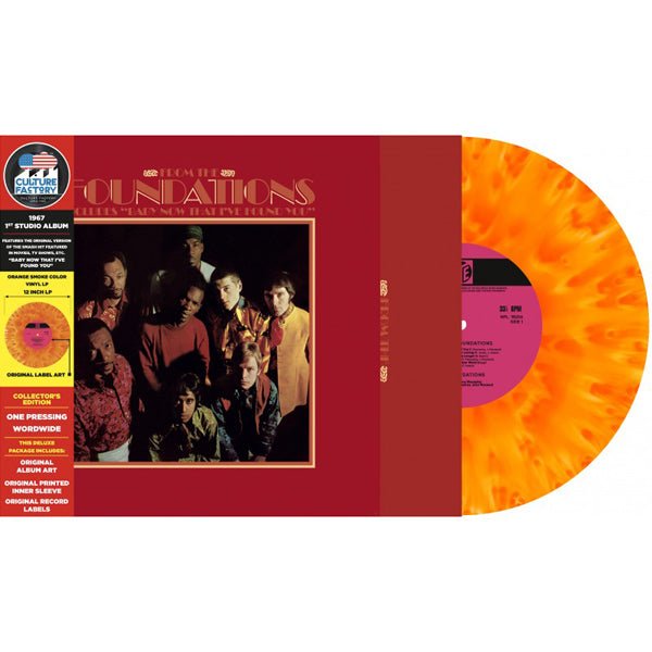 FOUNDATIONS, THE FROM THE FOUNDATIONS (ORANGE SMOKE VINYL) VINYL LP - punk to funk heaven