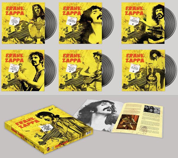 FRANK ZAPPA LIVE IN EUROPE 1967 - 1970 (6LP) VINYL LP BOX SET RV6CLPBOX1 - punk to funk heaven
