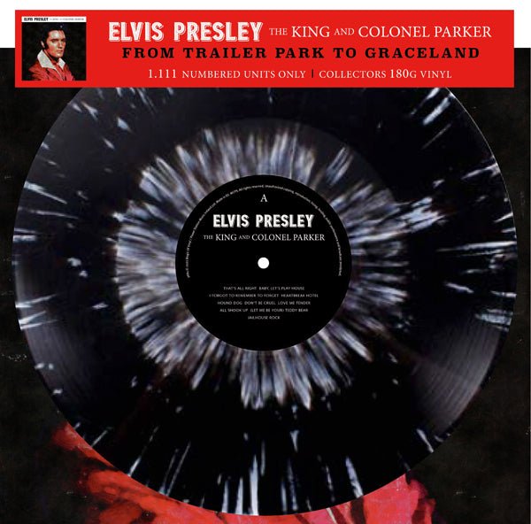 FROM TRAILER PARK TO GRACELAND (SPLATTER) by ELVIS PRESLEY Vinyl LP 3680 Label: MAGIC OF VINYL - punk to funk heaven