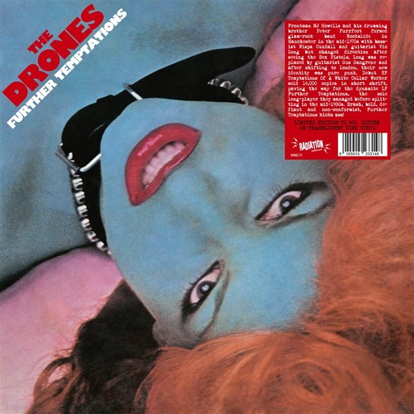 Further temptations Artist The Drones Format:Vinyl / 12" Album Coloured Vinyl (Limited Edition) Label:Radiation Reissues - punk to funk heaven
