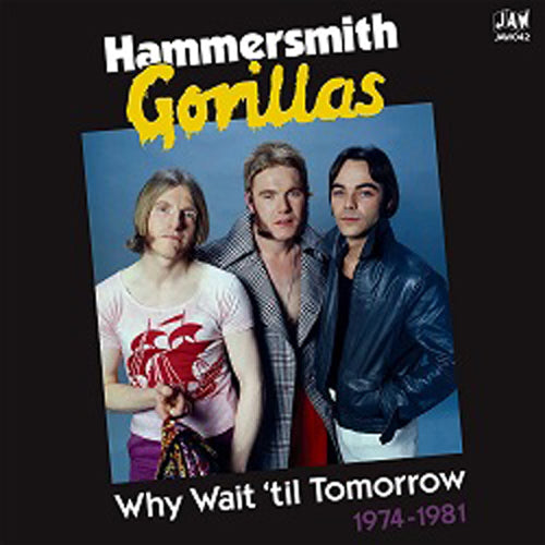 HAMMERSMITH GORILLAS WHY WAIT TIL TOMORROW 74-81 2 x vinyl lp JAW042