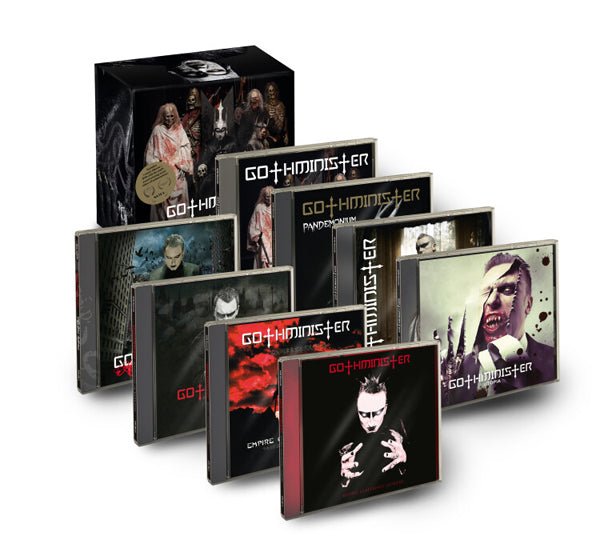 GOTHMINISTER MONSTERS UNITED (7CD+1DVD) COMPACT DISC BOX SET - punk to funk heaven