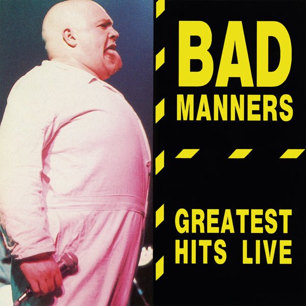 GREATEST HITS LIVE (AKA LIVE AND LOUD) (CLEAR VINYL) by BAD MANNERS Vinyl LP PLATE038LP - punk to funk heaven