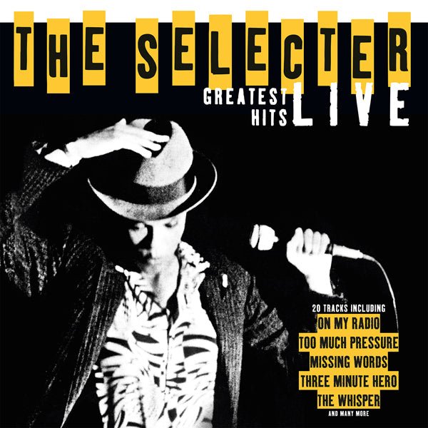 GREATEST HITS LIVE (CLEAR VINYL) by SELECTER, THE Vinyl Double Album PLATE053LP - punk to funk heaven