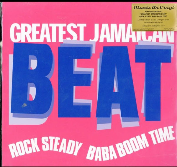 Greatest Jamaican Beat (Rock Steady Baba Boom Time) Artist Various Artists Format:Vinyl / 12" Album Coloured Vinyl Label:Music On Vinyl Catalogue No:MOVLP2472C - punk to funk heaven