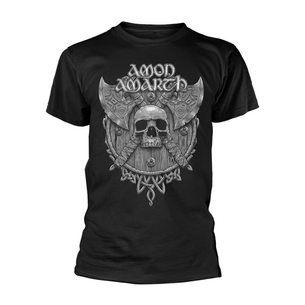 GREY SKULL by AMON AMARTH T-Shirt, Front & Back Print - punk to funk heaven
