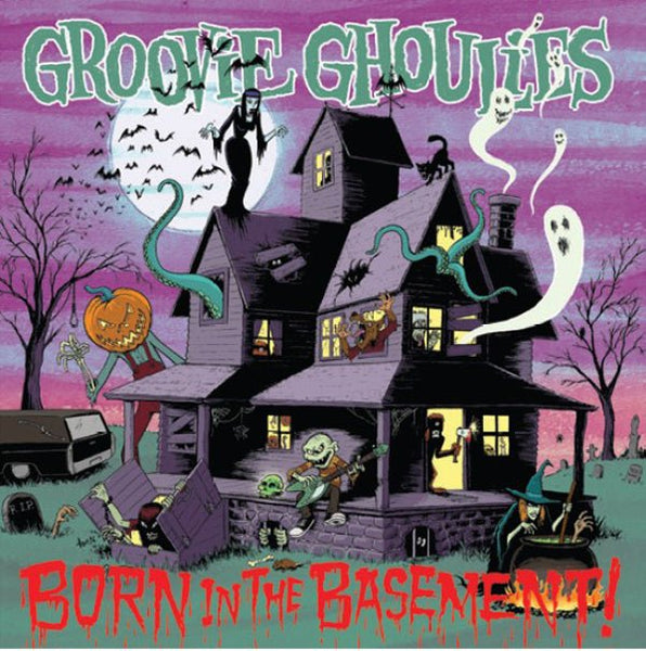 GROOVIE GHOULIES BORN IN THE BASEMENT (NEON VIOLET/WHITE GALAXY VINYL) VINYL LP Item no. :PPR352 - punk to funk heaven