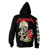 HEART EXPLOSIVE by METALLICA Hooded Sweatshirt with Zip - punk to funk heaven