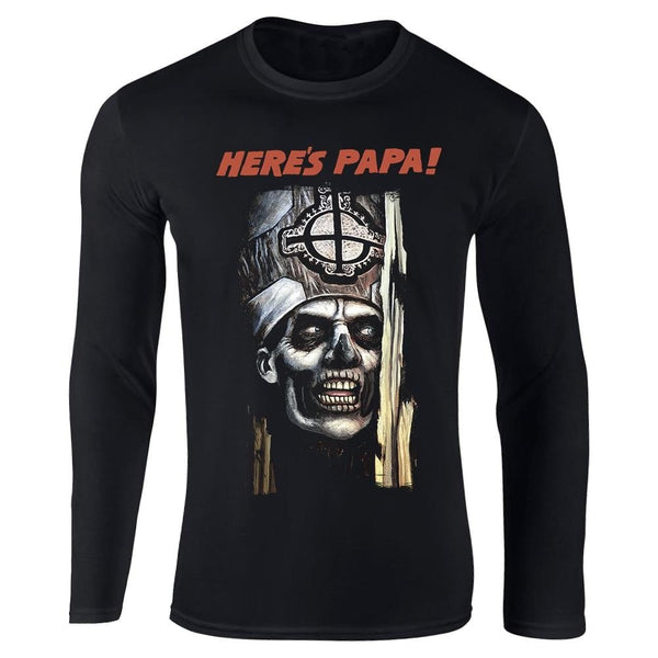 HERE'S PAPA by GHOST Long Sleeve Shirt - punk to funk heaven