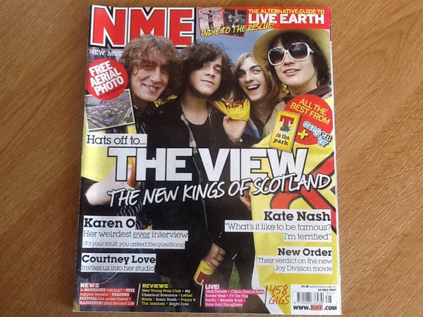 New musical express magazine 14th july 2007