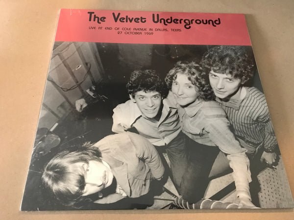 VELVET UNDERGROUND - Live At End of Cole Avenue in Dallas USA vinyl lp DBQP31