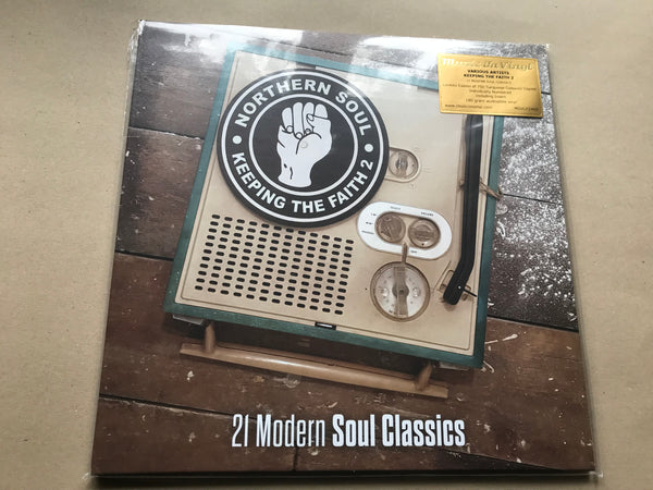 21 modern soul classics  KEEPING THE FAITH vol 2. 2 x turquoise vinyl lp ltd / 750