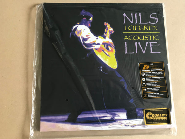 Nils Lofgren ‎– Acoustic Live 2 x vinyl lp analogue productions pressing