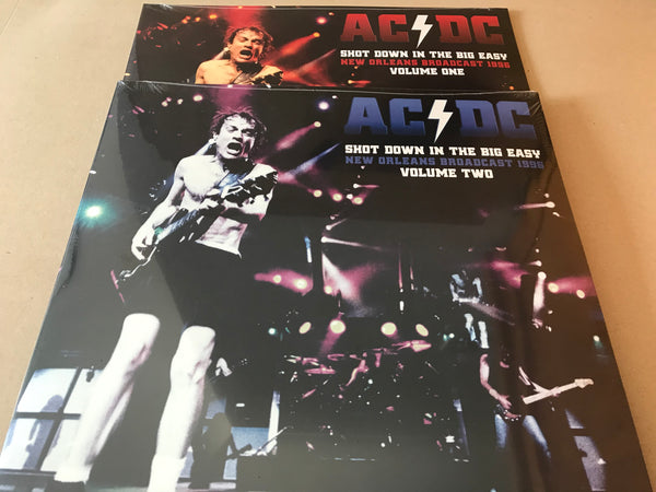 2 x vinyl lp collection : SHOT DOWN IN THE BIG EASY VOL.1  & 2   (BLACK VINYL) by AC/DC Vinyl Double Album