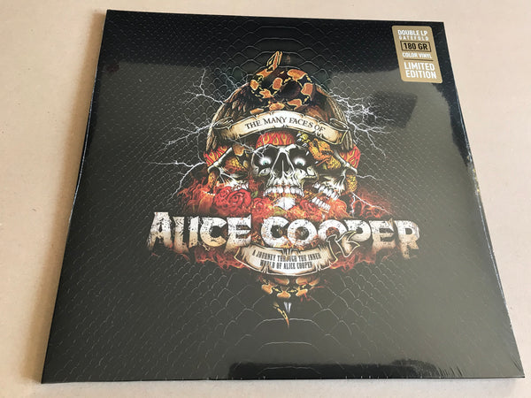 THE MANY FACES OF ALICE COOPER Vinyl LP LTD / 1000 COLOURED MARBLE SPLATTER colour