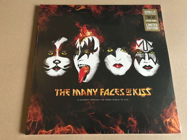 THE MANY FACES OF KISS. 2 X YELLOW Splatter Vinyl LP LTD/1500 VYN041