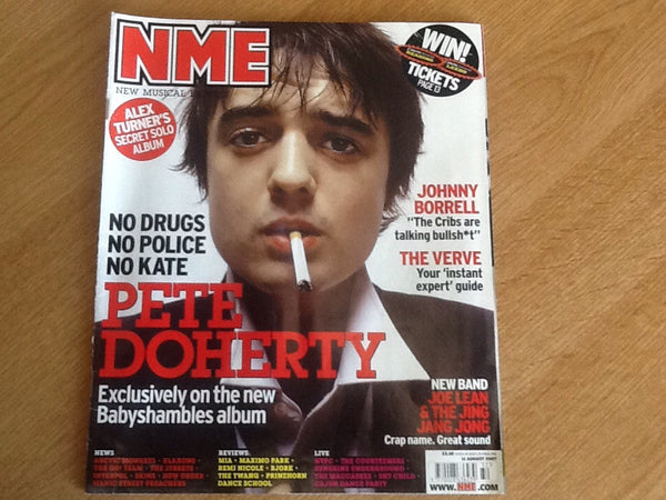 New musical express magazine 11th august 2007