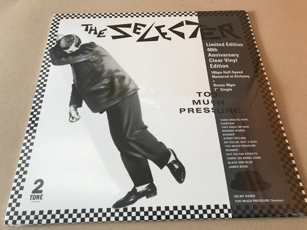 the selecter Too Much Pressure [40th Anniversary Edition] clear vinyl lp + 7” single