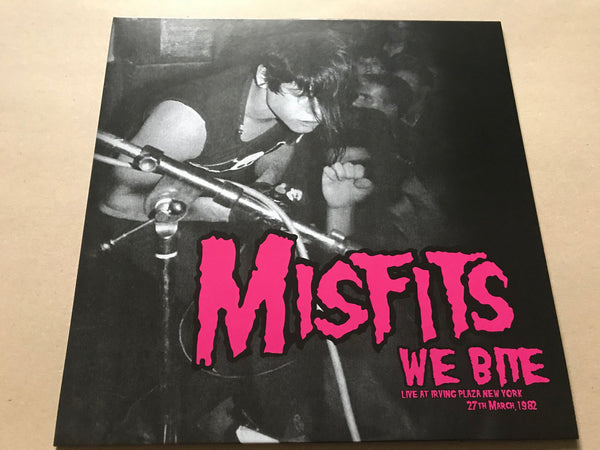 MISFITS - WE BITE VINYL LP LIMITED EDITION PINK VINYL 300 ONLY