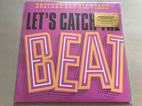 Brother Dan All Stars ‎– Let's Catch The Beat orange vinyl lp MOVLP2338