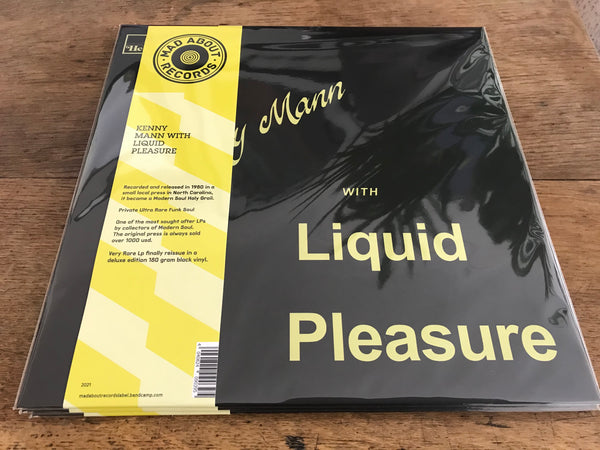 KENNY MANN WITH LIQUID PLEASURE “Kenny Mann with Liquid Pleasure”  vinyl LP  MAD040