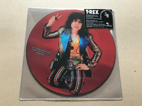 T.Rex – Telegram Sam/Baby Strange 7" picture disc single  EA45040P   ltd  reissue