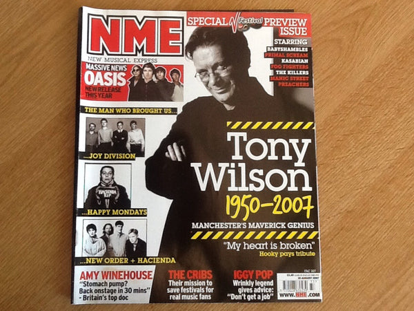 New musical express magazine 18th august 2007