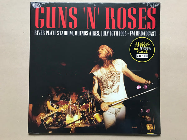 Guns N' Roses ‎– River Plate Stadium Buenos Aires July 16th 1993 - Fm Broadcastwhite vinyl lp