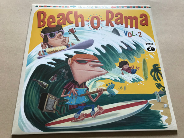 Various ‎– Beach-O-Rama 2 vinyl lp + cd compilation