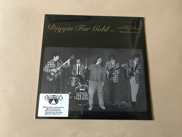 DIGGIN' FOR GOLD VOL.3 180g GOLD coloured vinyl LP hand numbered