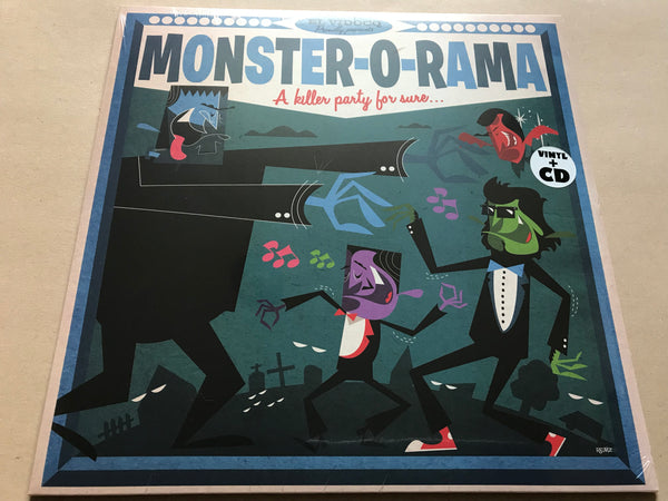 Various ‎– Monster-O-Rama A Killer Party For Sure... vinyl lp + cd compilation