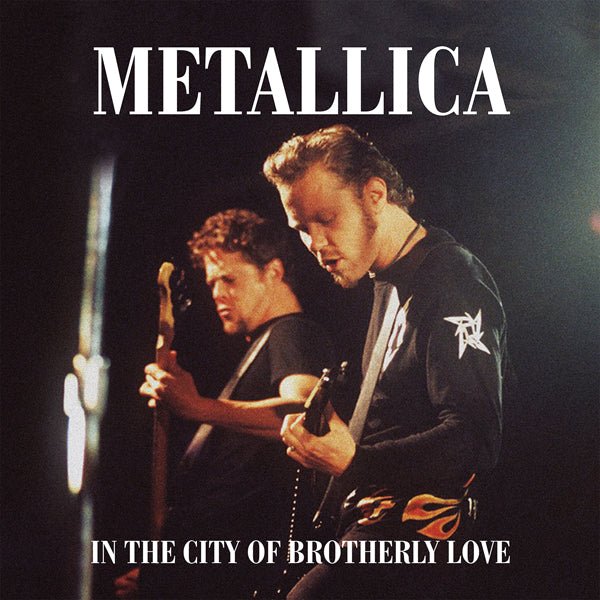 IN THE CITY OF BROTHERLY LOVE (RED VINYL) by METALLICA Vinyl Double Album PARA488LPLTD - punk to funk heaven