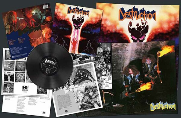 INFERNAL OVERKILL by DESTRUCTION Vinyl LP HRR546LP5 - punk to funk heaven
