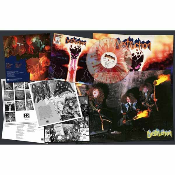 INFERNAL OVERKILL (FIRE SPLATTER VINYL) by DESTRUCTION Vinyl LP HRR546LPSP - punk to funk heaven