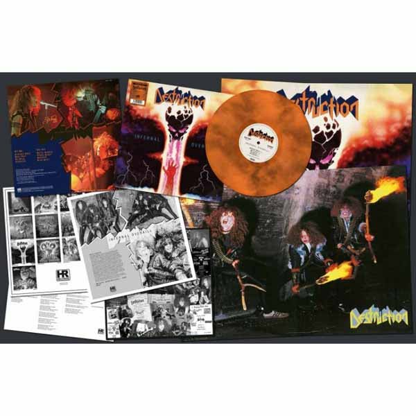 INFERNAL OVERKILL (MARBLED VINYL) by DESTRUCTION Vinyl LP HRR546LPMR - punk to funk heaven