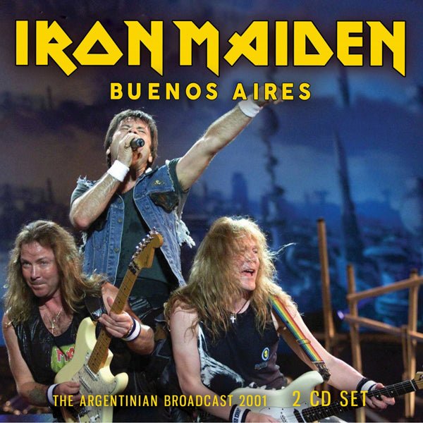 IRON MAIDEN BUENOS AIRES COMPACT DISC DOUBLE - punk to funk heaven