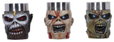 Iron Maiden Eddie resin metal hand painted Shot Glass Set 9cm - punk to funk heaven