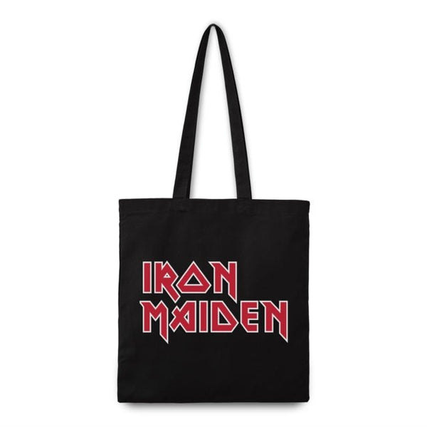 Iron Maiden Logo Cotton Tote Bag - punk to funk heaven