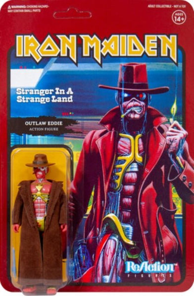 Iron Maiden Reaction Figure - Stranger In A Strange Land (Single Art) super 7 - punk to funk heaven