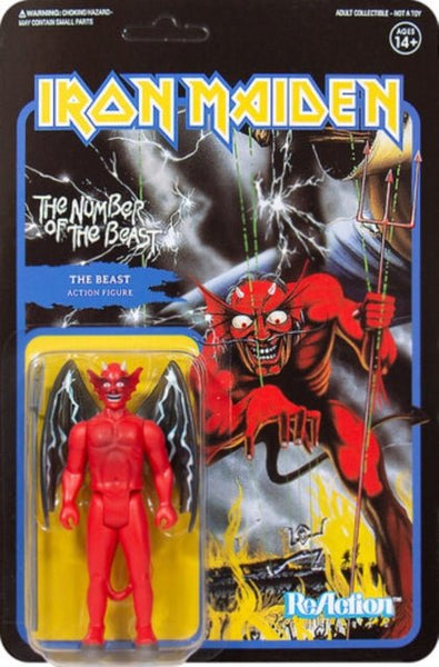 Iron Maiden Reaction Figure - The Number Of The Beast (Album Art) super 7 - punk to funk heaven